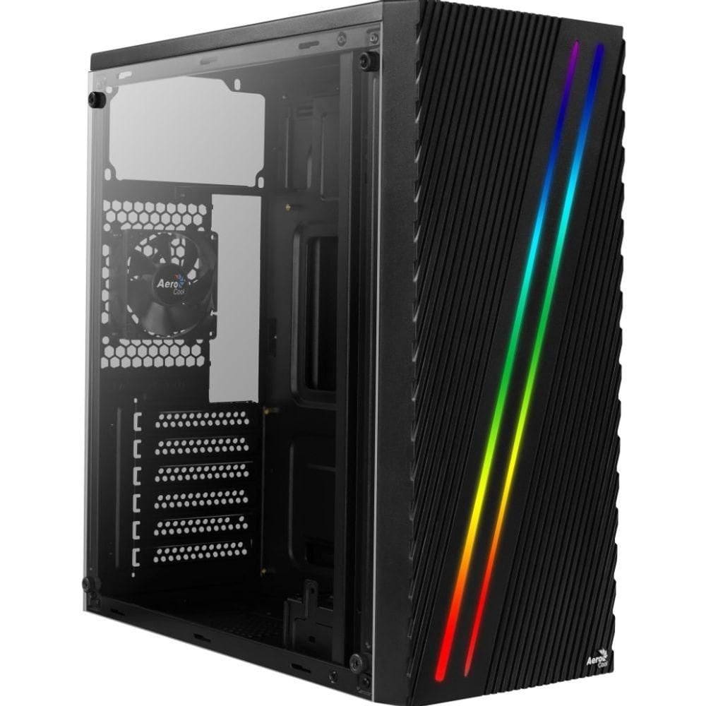 Gabinete Gamer Aerocool Atx Streak V1 Preto