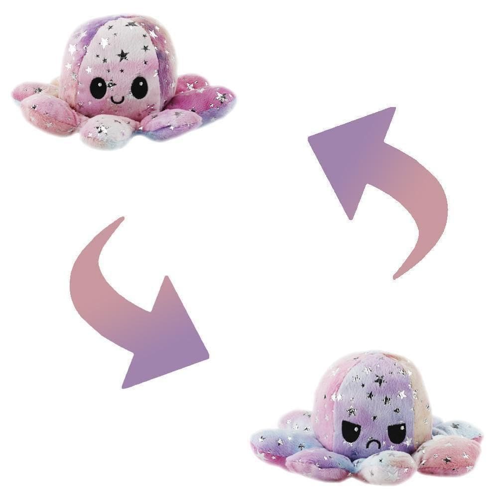 Polvo Reversível Humor Tie Dye Tiktok Pelúcia Modelo 4