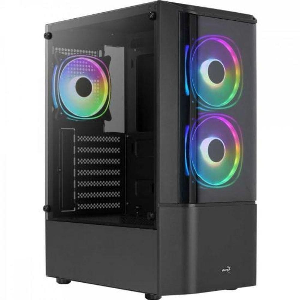 Gabinete Atx Quantum V2 Preto Aerocool