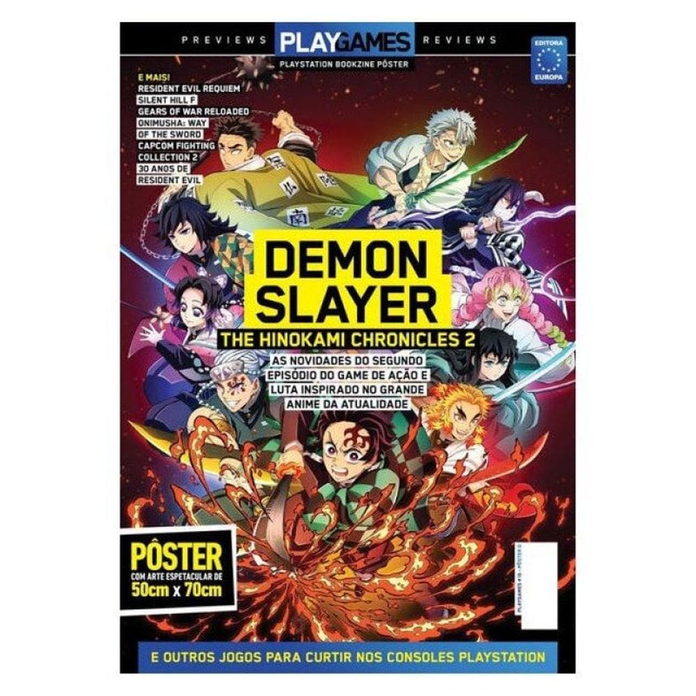 Demon Slayer: Hinokami 2 - Arte Vertical - Superpôster Playgames