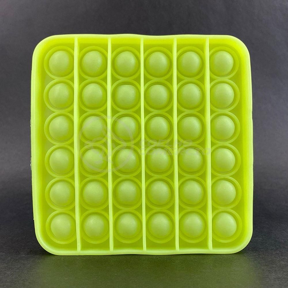 Pop It Brilha No Escuro Sensorial Amarelo