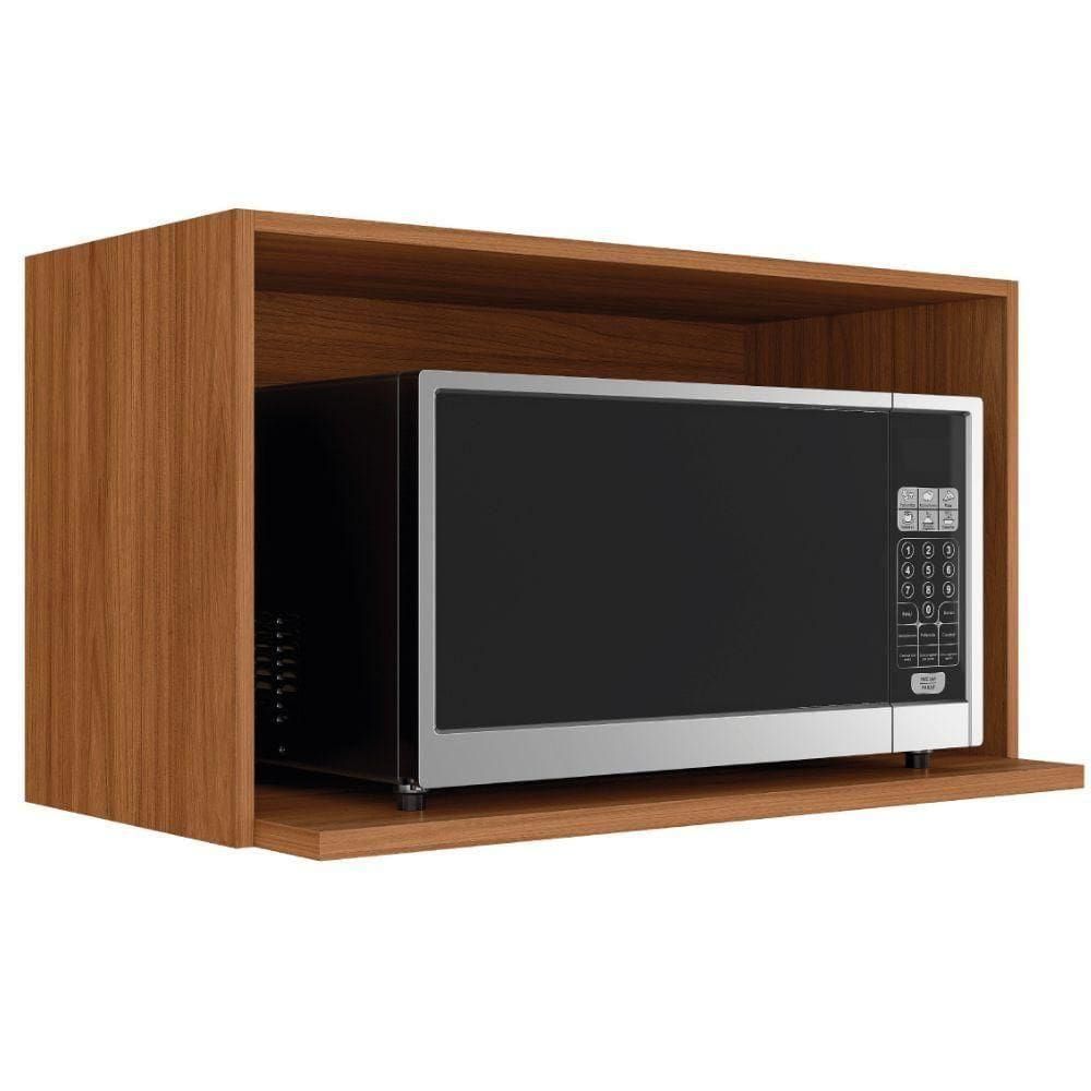 Armario Aéreo Nicho De Microondas 80 Cm Proenca Nogueira Touch Demartez