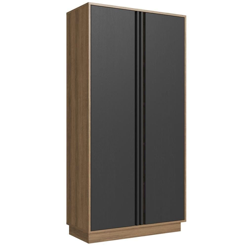 Armario Para Escritorio Office 160x80 Cm Ar5020 Faem Mel Grafite