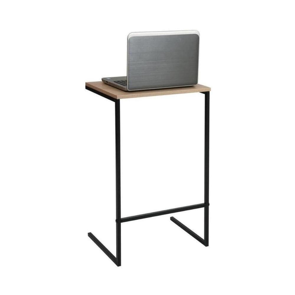 Mesa Lateral Apoio Para Notebook 45cm Multimóveis Cr45329 Preto-madeirado