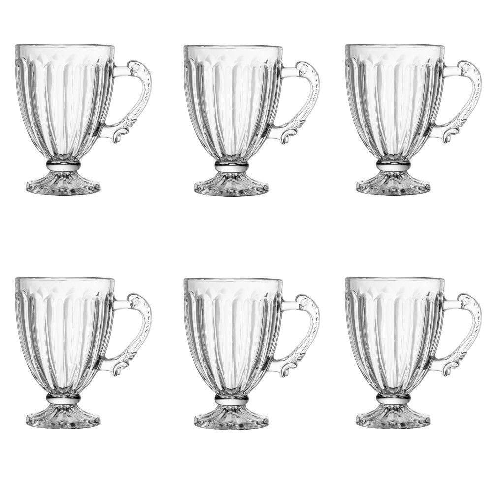 Conjunto De Xícara De Café-cappuccino 6 Peças 100ml Imperial Lyor