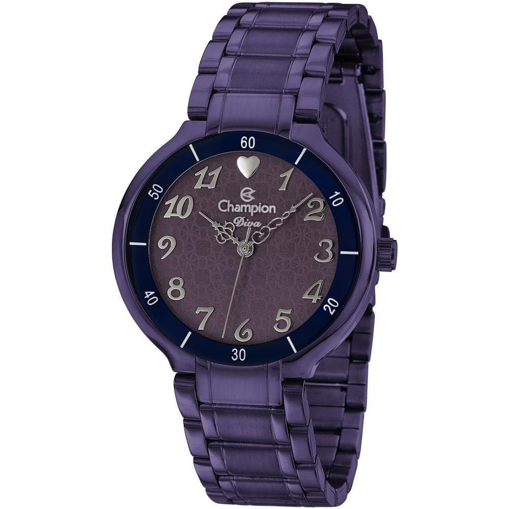 Relógio Champion Feminino Roxo Analógico Cn26395o