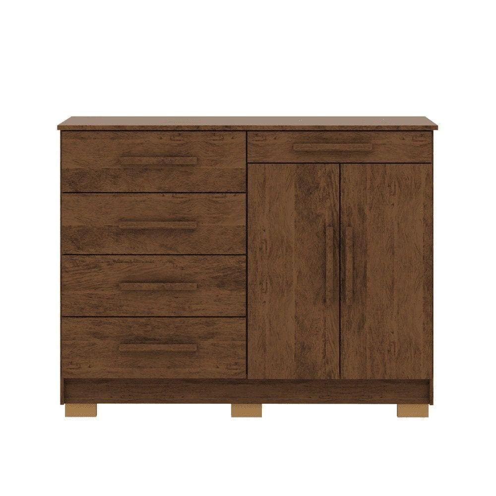 Cômoda Sapateira Armario Multiuso Sirius Imbuia Rústico - Mabe Magazine