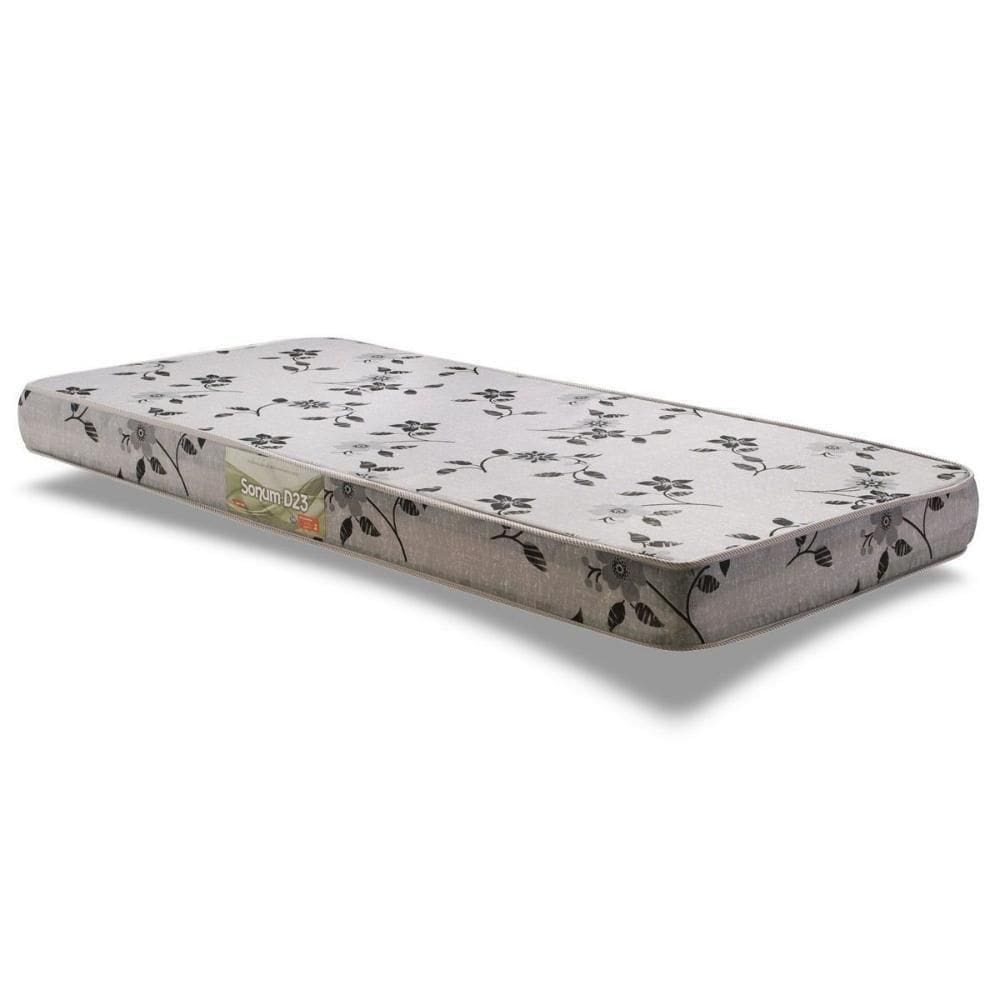 Colchão Solteiro Espuma D23 Sonum Liso (78x188x12) - Herval