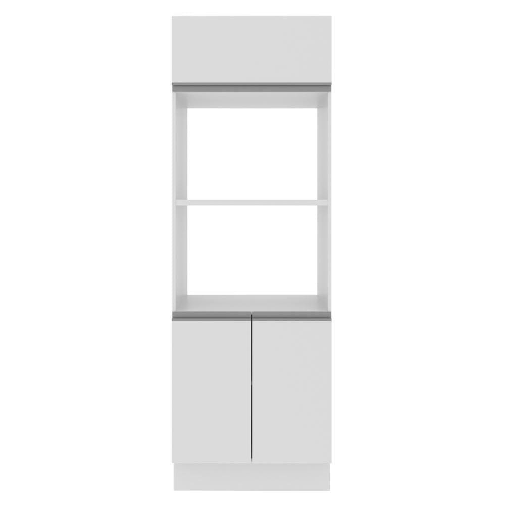 Torre Quente 2 Fornos Madesa Acordes 100% MDF Portas Branco