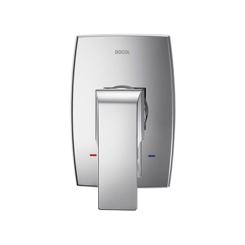 Acabamento Monocomando Para Chuveiro E Ducha Higiênica Docol Vougan 90008857006 Cromado