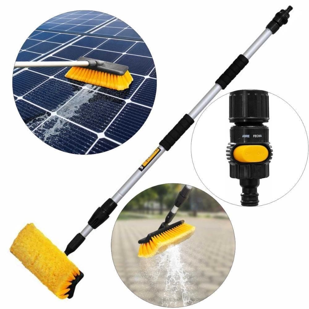 Vassoura Extensível Vonder 1,7m C- Entrada água Placa Solar