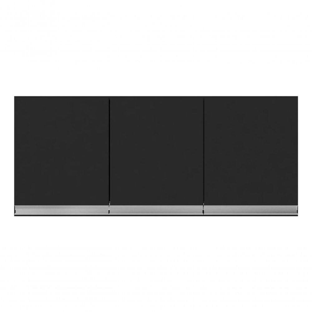 Armário Aéreo P/ Cozinha Andreia 120cm C/03 Portas Ajl Móveis Cor Branco