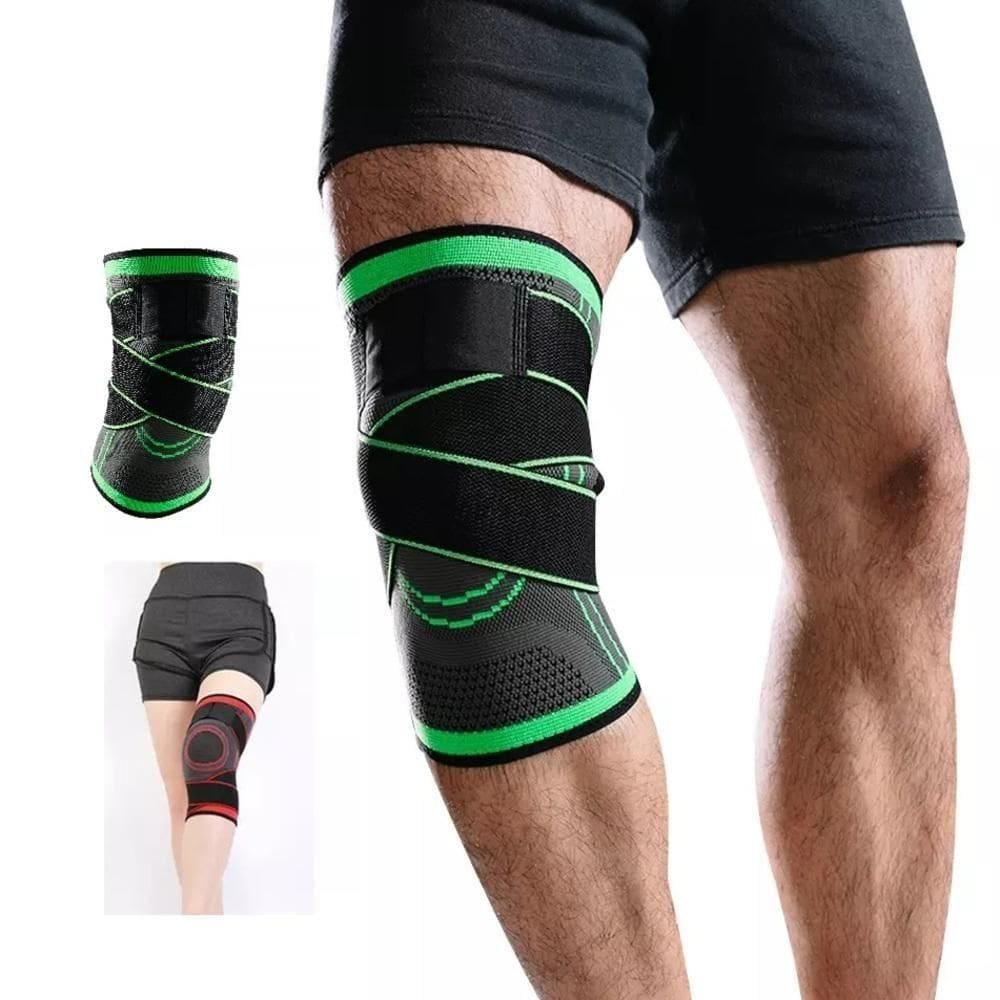 Joelheira Ajustavel Reforcada Tensor Perna Alivia Dores Crossfit Corrida Patela Muscular Treino Neoprene Articulada Dura
