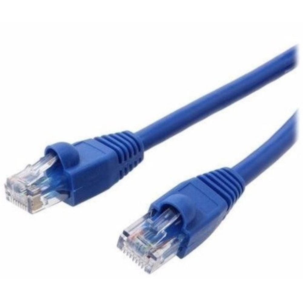 Cabo De Rede Ethernet Lan Rj45 Cat5e Utp Azul 10 Metros