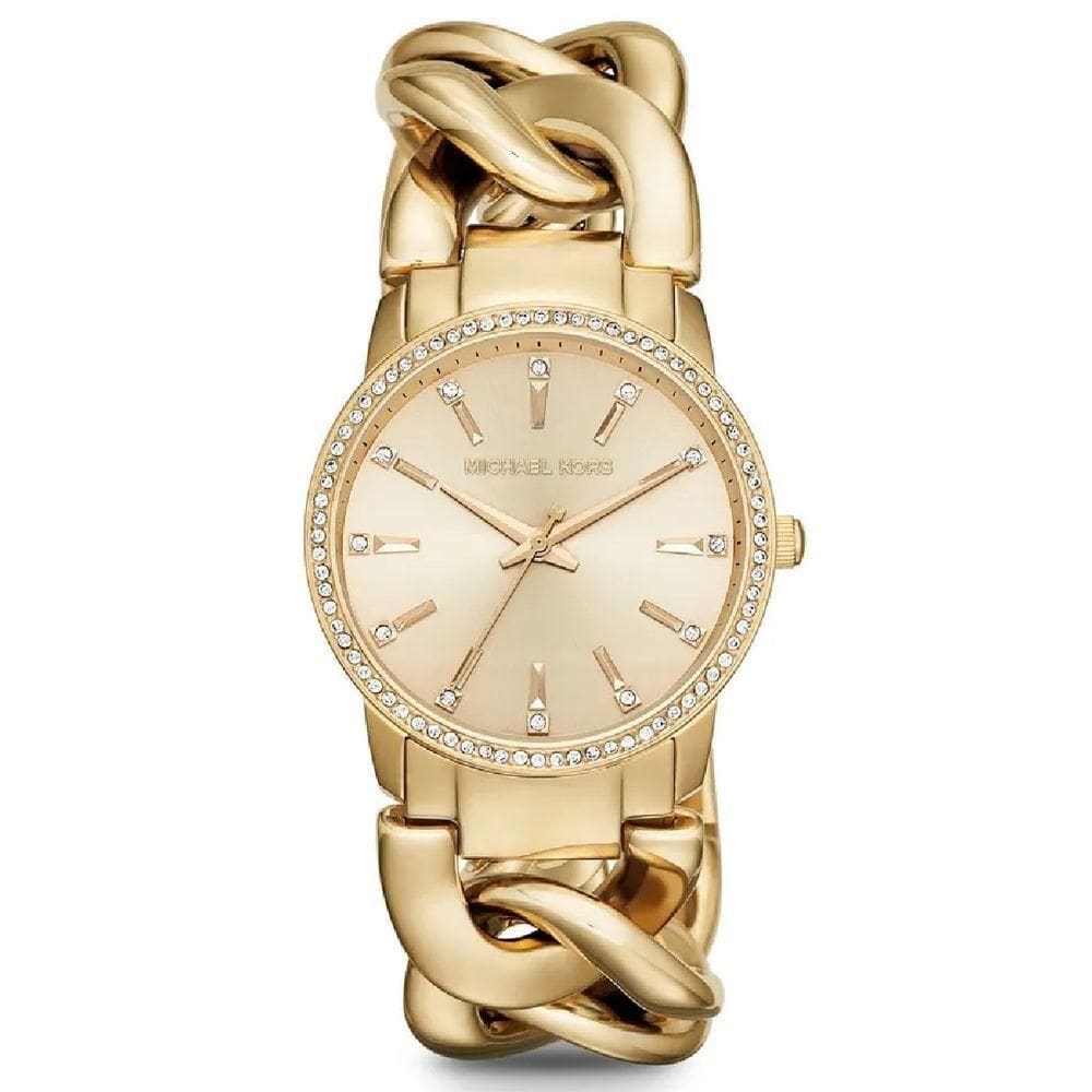 Relógio Michael Kors Lady Nini Mk3235/1dn Dourado