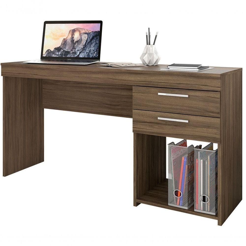 Mesa Para Computador Office Opus Nogal - Moveisaqui