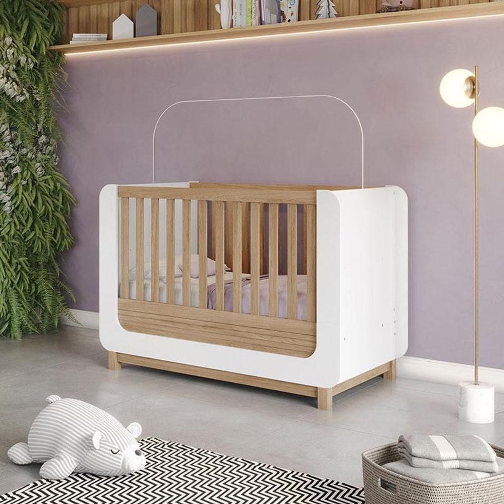 Berço Mini Cama Aconchego Ambiente Branco Jequitibá - Henn