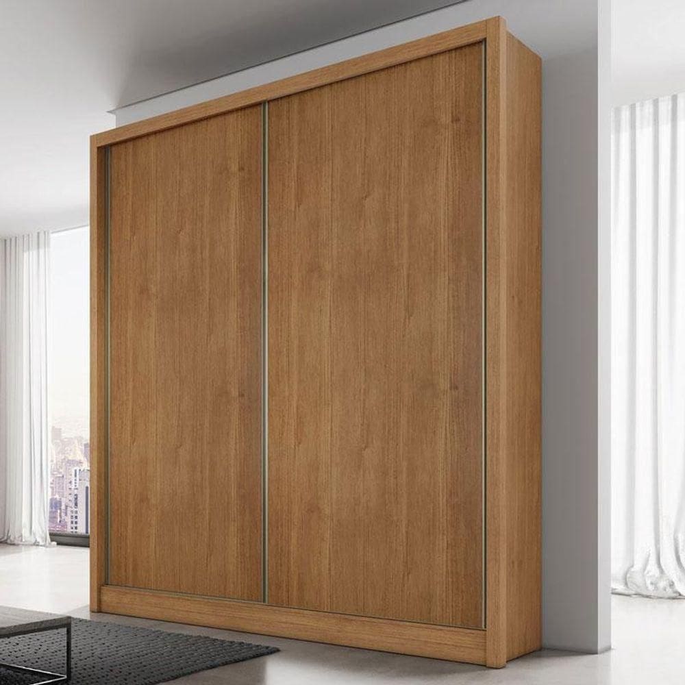 Guarda Roupa Solteiro Ambiente Toledo 2 Portas 3 Gavetas Cumaru 23 - Horizonte