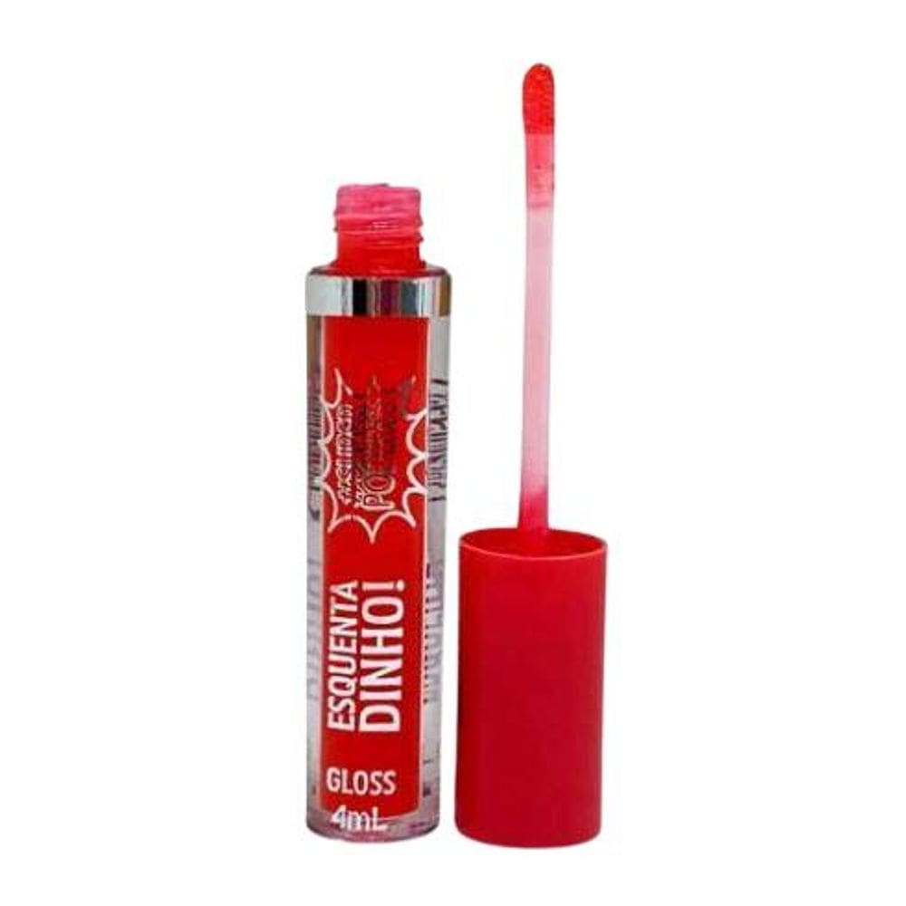 Super Poderes Lip Gloss Esquentadinho Volumoso – Efeito Plump e Brilho Intenso | Lábios Hidratados e Radiantes
