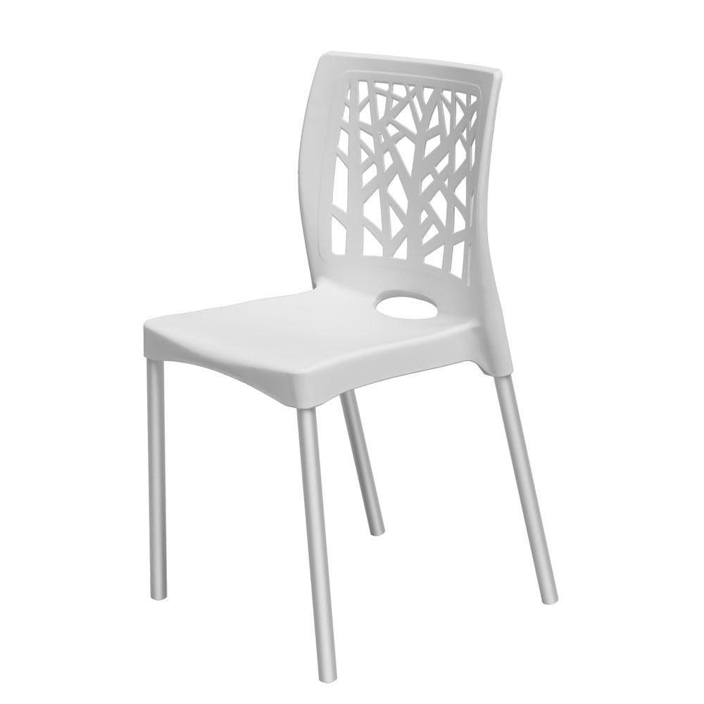 Cadeira Jardim Gourmet Nature De Polipropileno – Tk Branco