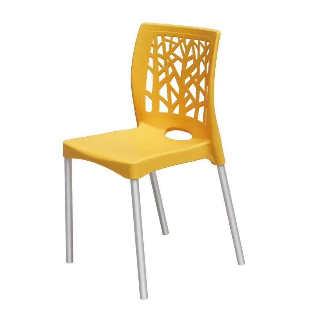 Cadeira Jardim Gourmet Nature De Polipropileno – Tk Amarelo