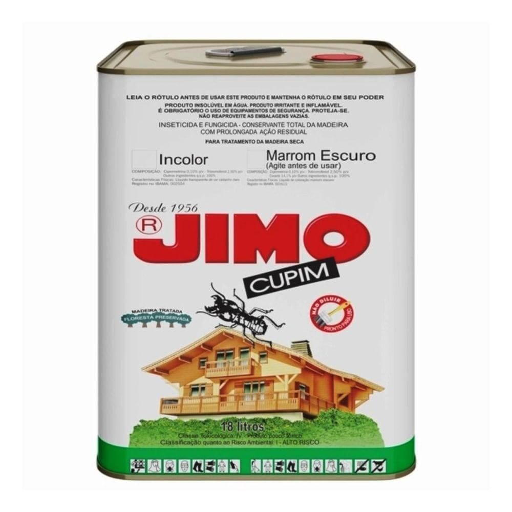 Exterminador De Cupim Jimo Incolor Galão 18l