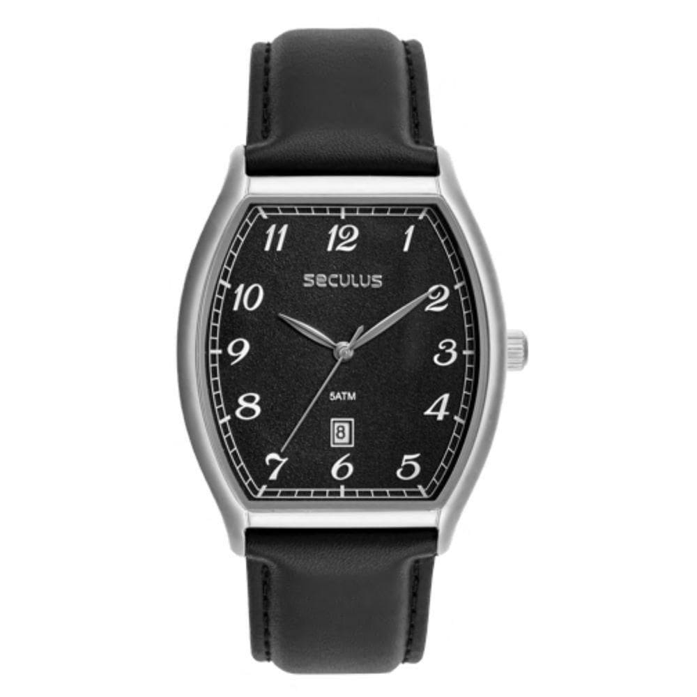Relógio Seculus 23746g0svnc1 Retangular