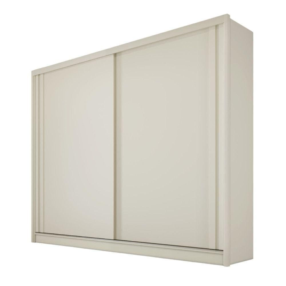Guarda Roupa Monterey Com Portas De Correr 100% Mdf Off White-peroba-off White