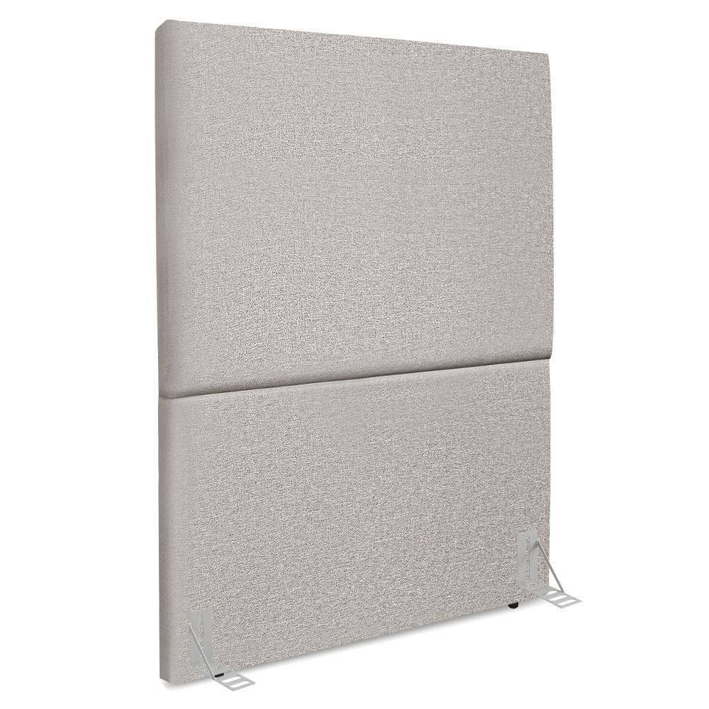 Cabeceira Solteiro 90 Cm Com Frame Luna Linho Cinza Artte Cinza