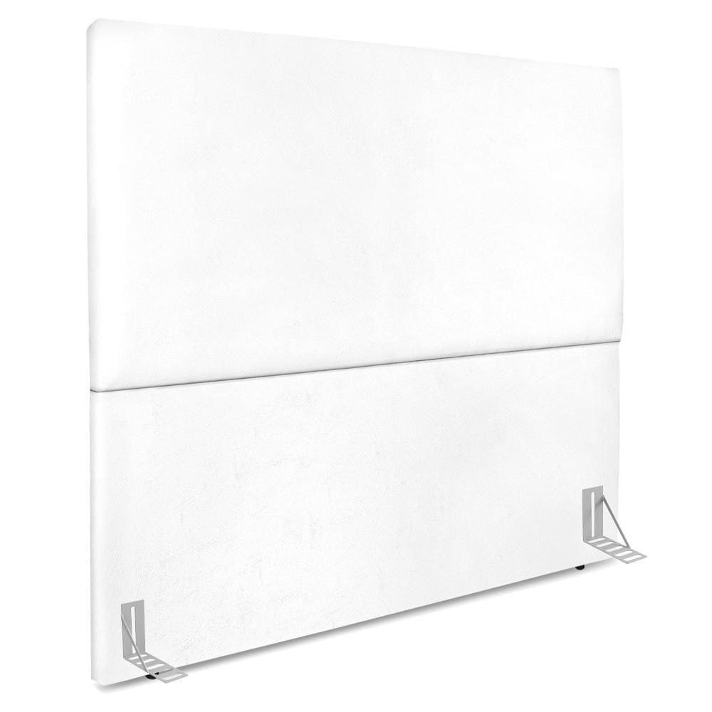 Cabeceira Casal 140 Cm Com Frame Luna Corino Branco Artte Branco