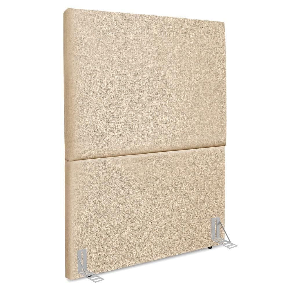 Cabeceira Solteiro 100 Cm Com Frame Luna Linho Bege Artte Bege