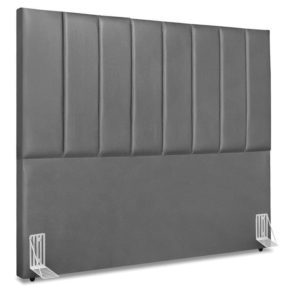 Cabeceira Casal 140 Cm Com Frame Dalia Corino Cinza Artte Cinza