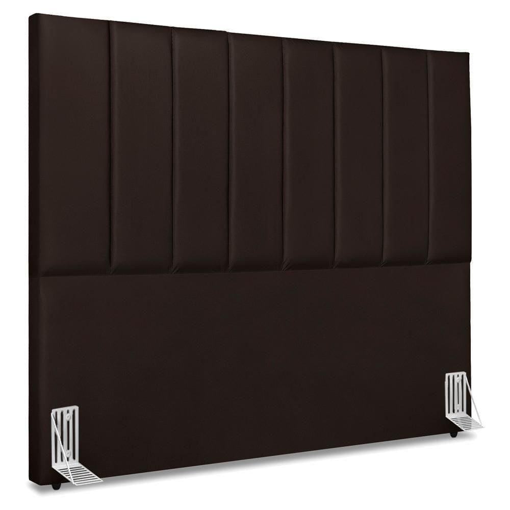Cabeceira Casal 140 Cm Com Frame Dalia Corino Marrom Artte Marrom