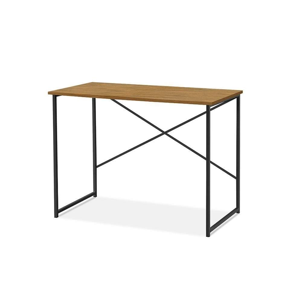 Aparador Steel 90 Cm Estilo Industrial Com Pés Em Aço Preto-naturale