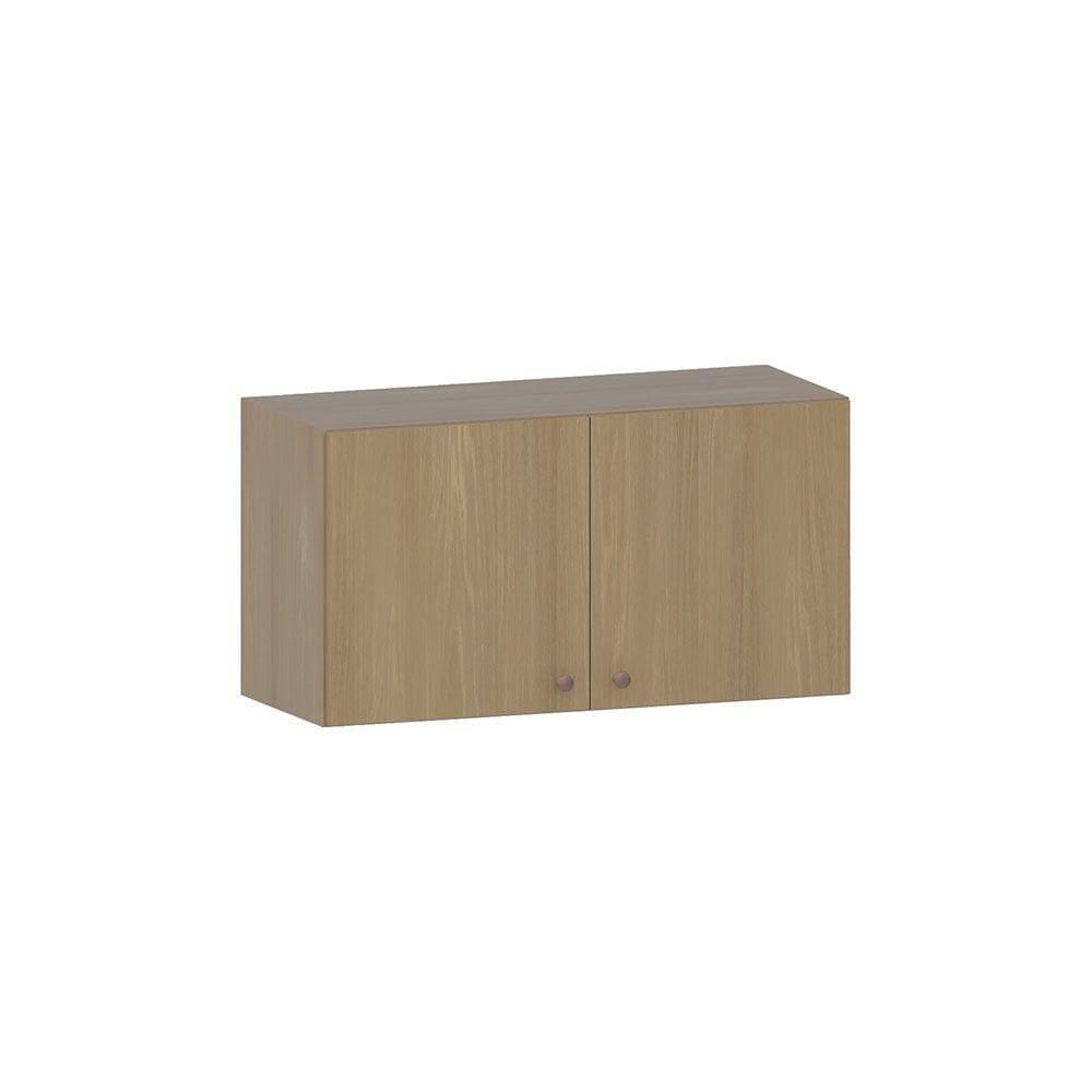 Armário Aéreo De Geladeira 80cm 2 Portas Classic Luciane Móv Freijó/freijó