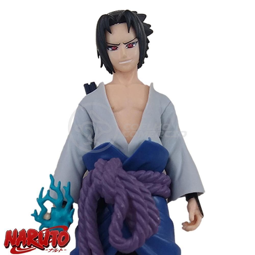 Brinquedo Action Figure Sasuke Uchiha Shippuden 18Cm