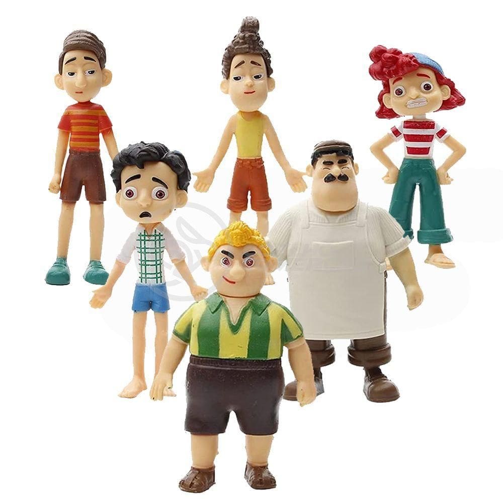 Conjunto Cartela Menino Luca E Seus Amigos 6 Personagens