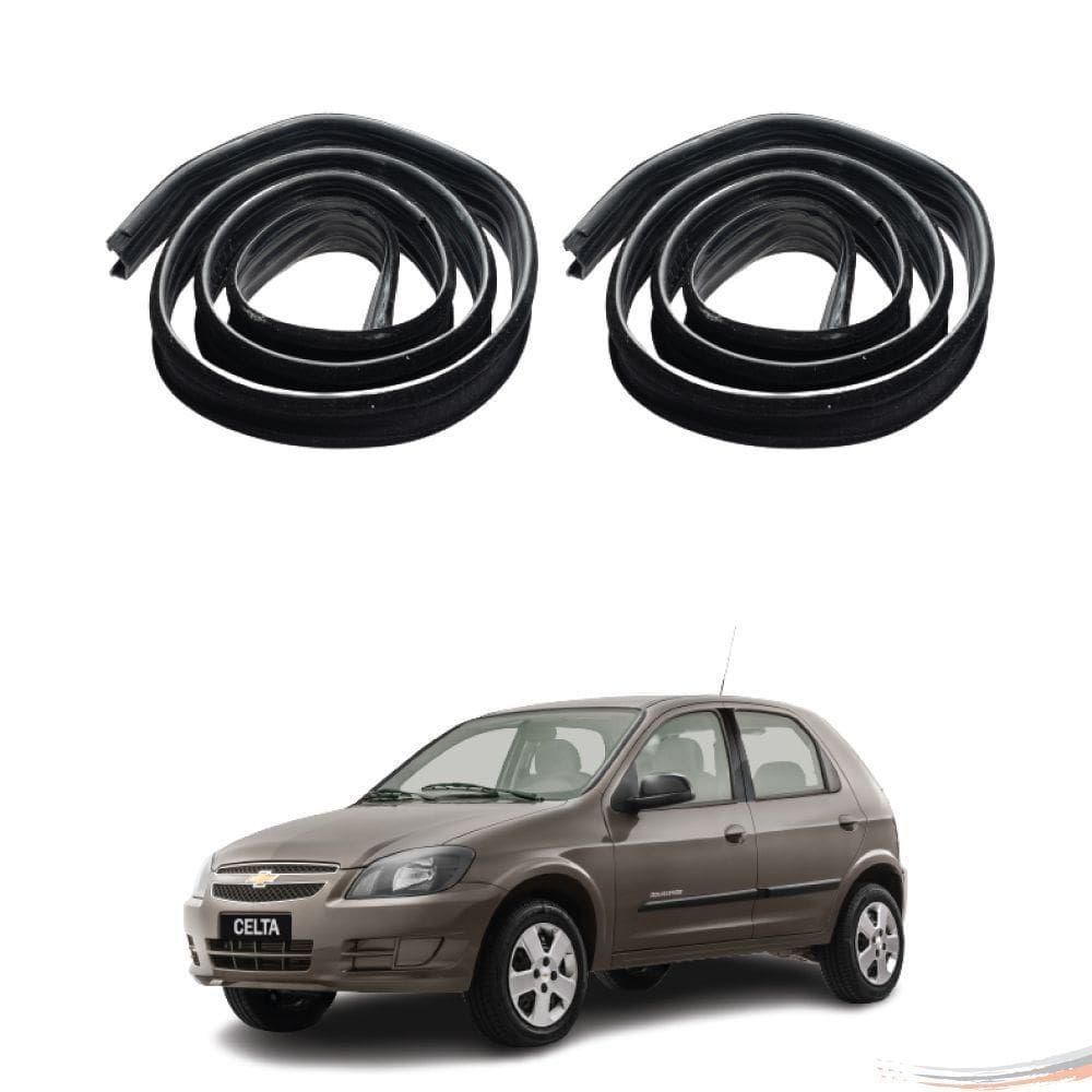 Par Canaleta Porta Dianteira Celta Prisma Todos 4 Portas