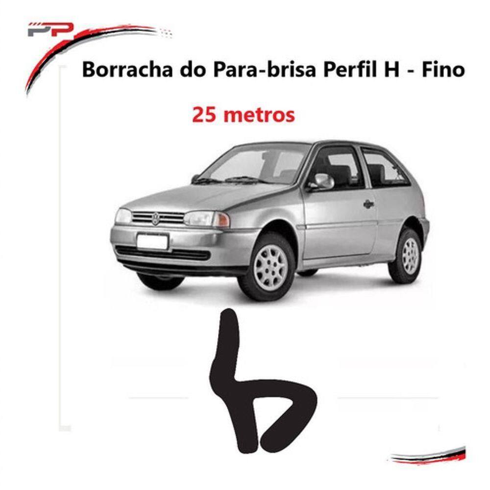 Borracha Do Para-brisa Perfil H Fino Gol Parati 95 A 98 Rolo [f103]
