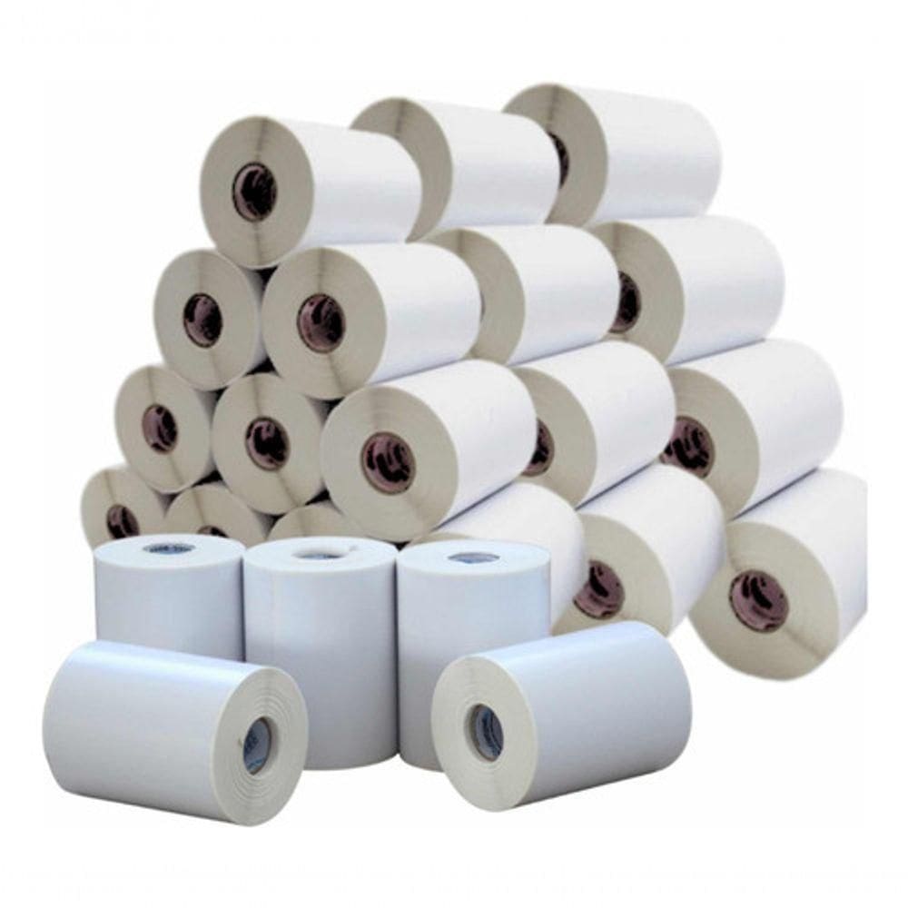 35 Rolos Etiqueta Bobina Adesiva Couchê 10x5cm (100x50mm)