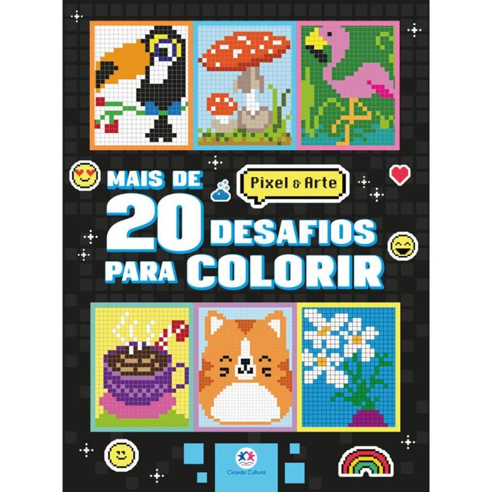 Pixel art - Mais de 20 desafios para colorir