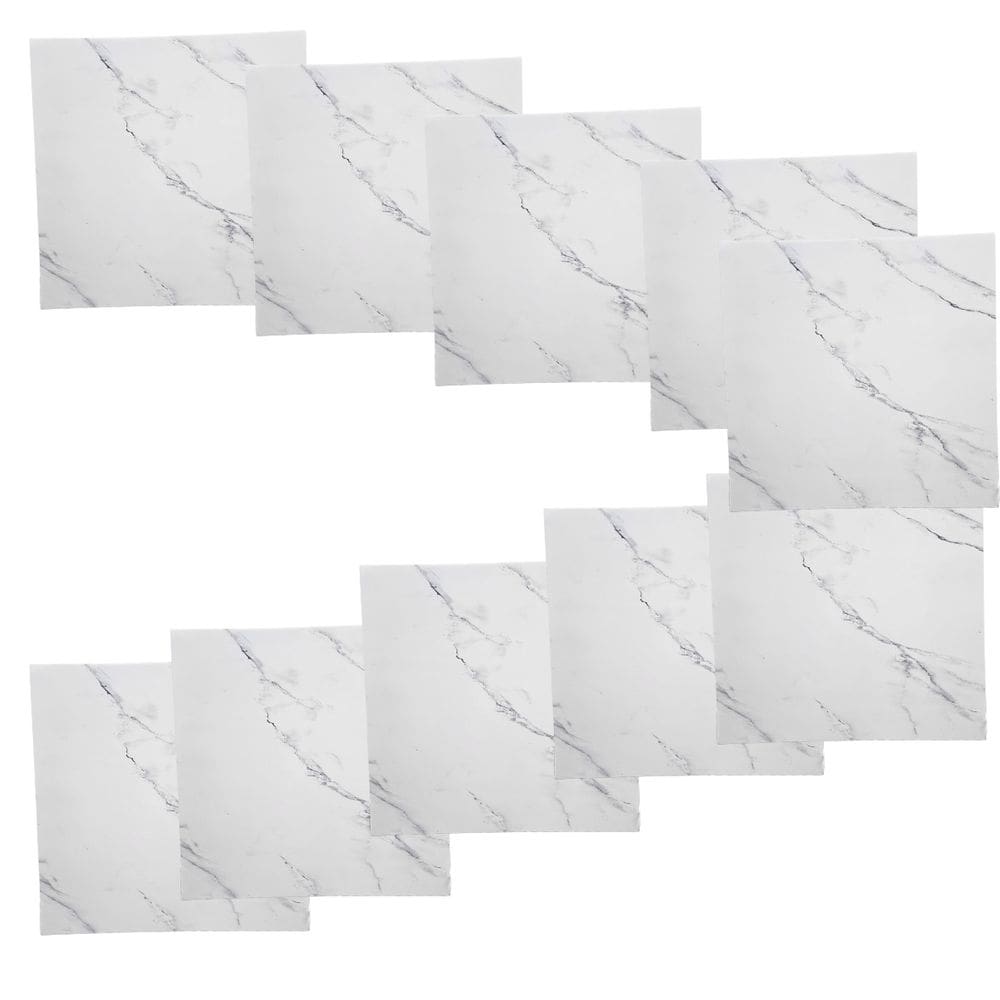 Placa Adesiva Autocolante Marmore Falso kit 10 Uni Papel Parede Sala Cozinha Decoraçao Ambiente Obra Reforma