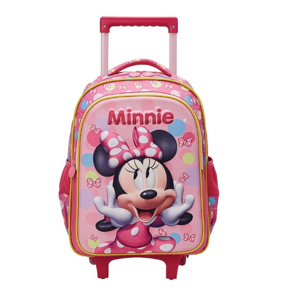 Mochila Escolar de Rodas Minnie Disney Meninas Infantil