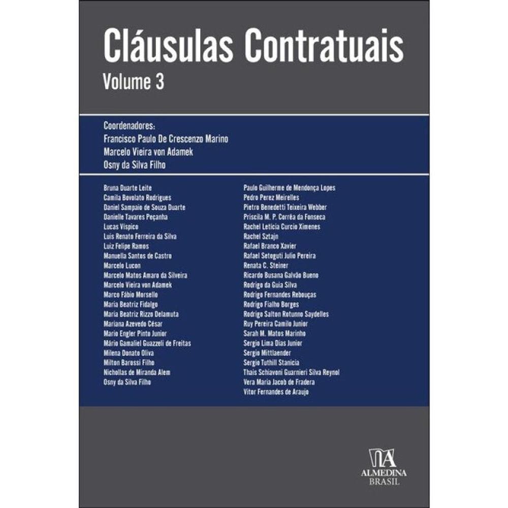Cláusulas Contratuais - Vol. 3