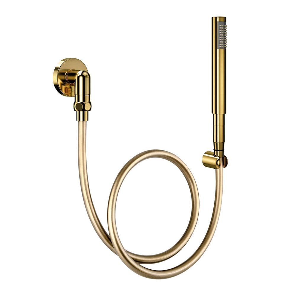 Ducha Manual com Joelho 90° Docol C30 90018346043 Ouro Polido