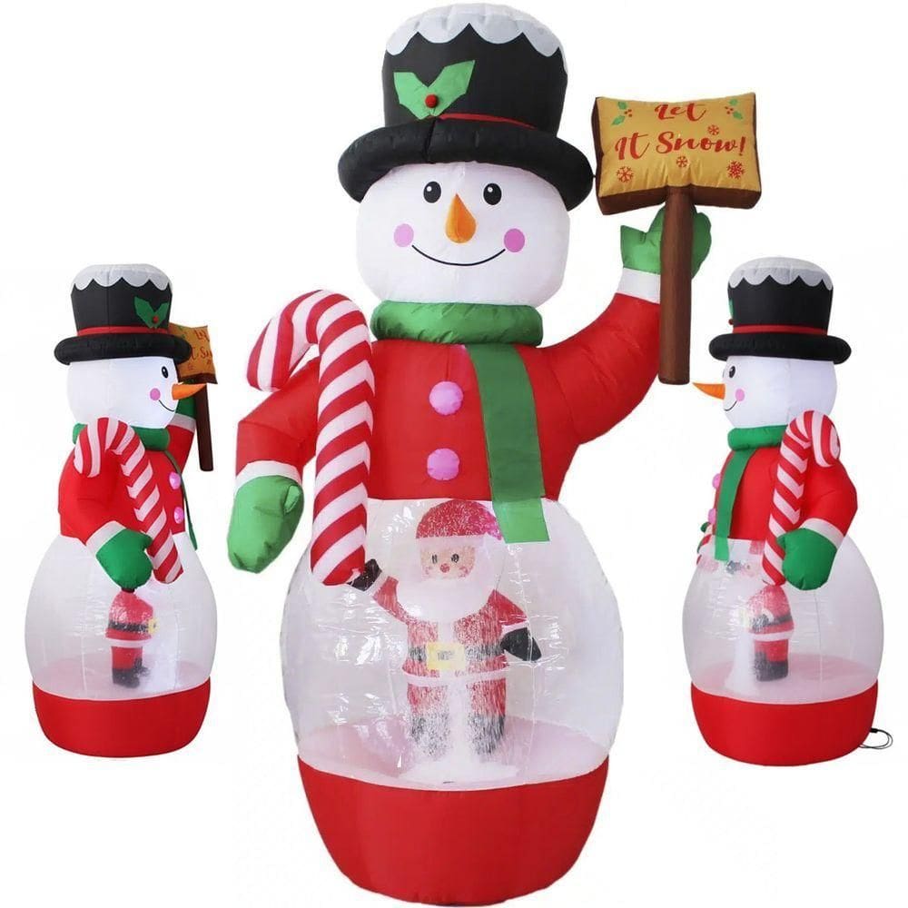 Boneco Neve Natal Papai Noel Natalino Decoraçao Fim De Ano Loja Evento Comercio Shopping Casa Hall Entrada Ano Novo