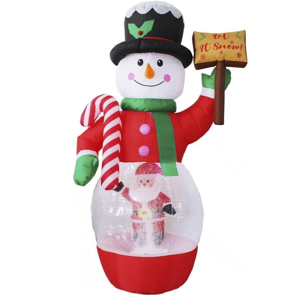 Boneco Neve Natalino Papai Noel Natal Decoraçao Loja Casa Comercio Evento Fim De Ano Hall De Entrada Comemoraçao