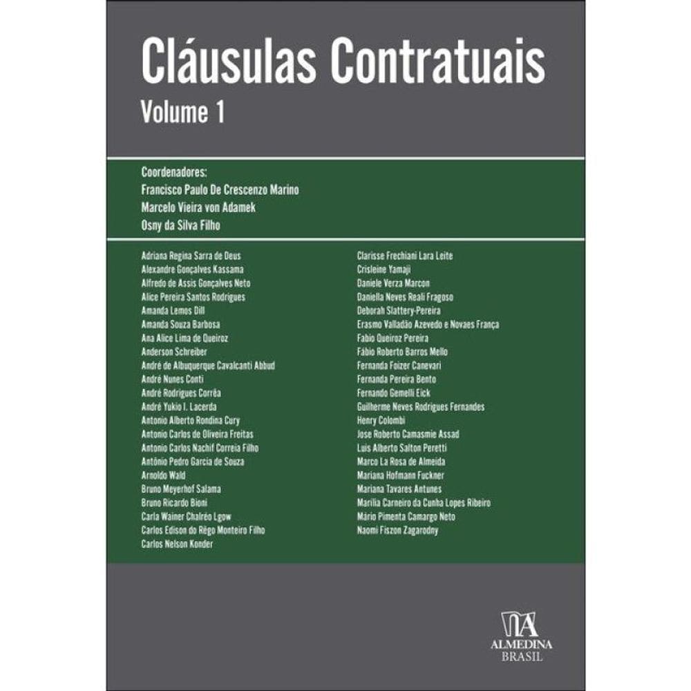 Cláusulas Contratuais - Vol. 1