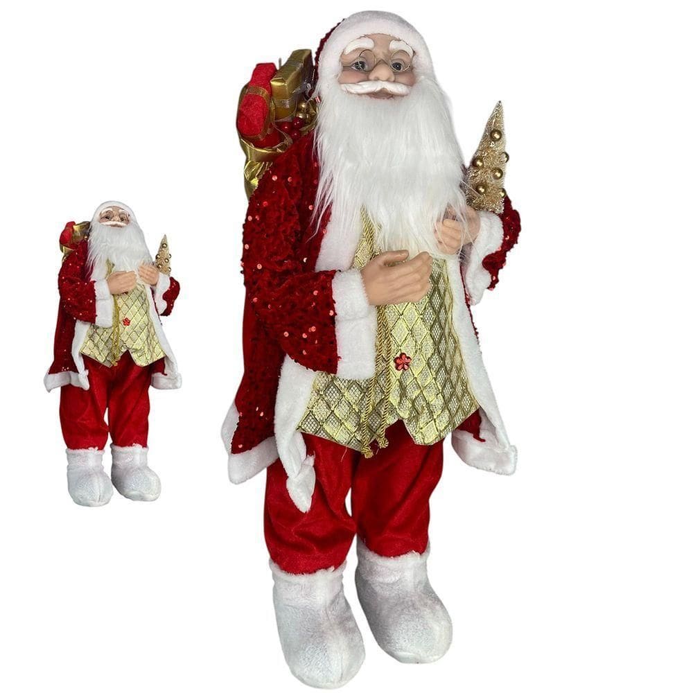 Papai Noel Natal Natalino Guizo Arvore Presente Sala Recepçao Enfeite Evento Festa Fim De Ano Decoraçao Confraternizaçao