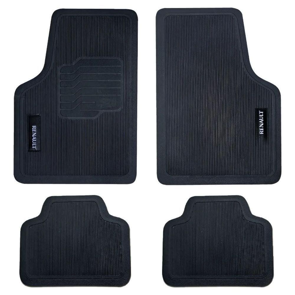 Tapete Universal Para Linha Renault Emborrachado 4 Peças